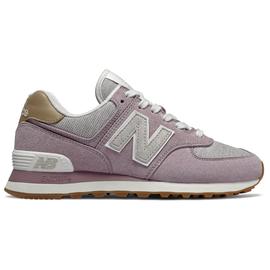 ZAPATILLA NEW BALANCE WL574 LIFESTYLE, MALVA/GRIS