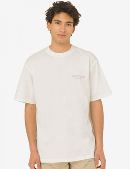 camiseta manga corta hombre dickies BAKER CITY , blanco