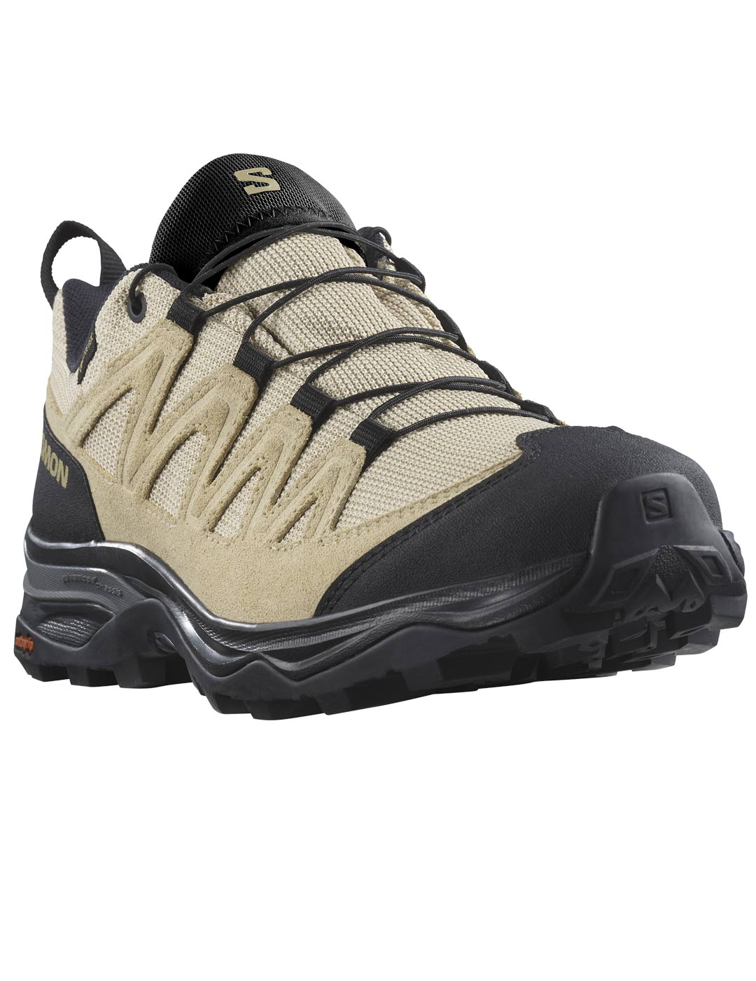 zapatillas salomon mujer  X WARD LEATHER GORETEX, camel