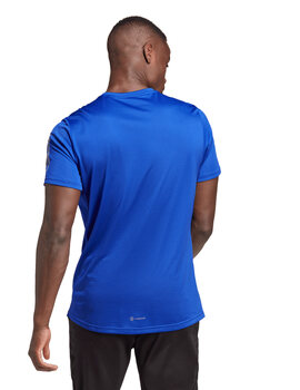 camiseta técnica adidas manga corta para hombre OWN THE RUN , azul