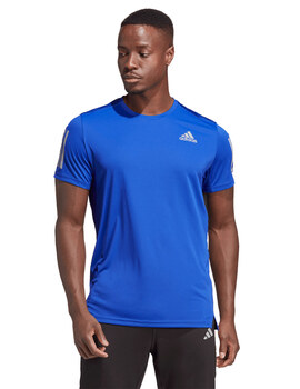 camiseta técnica adidas manga corta para hombre OWN THE RUN , azul