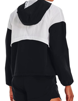 canguro under armour mujer WOVEN GRAPHIC , negro-blanco