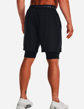 short under armour hombre con malla interior  VANISH WOVEN 2IN1, negro