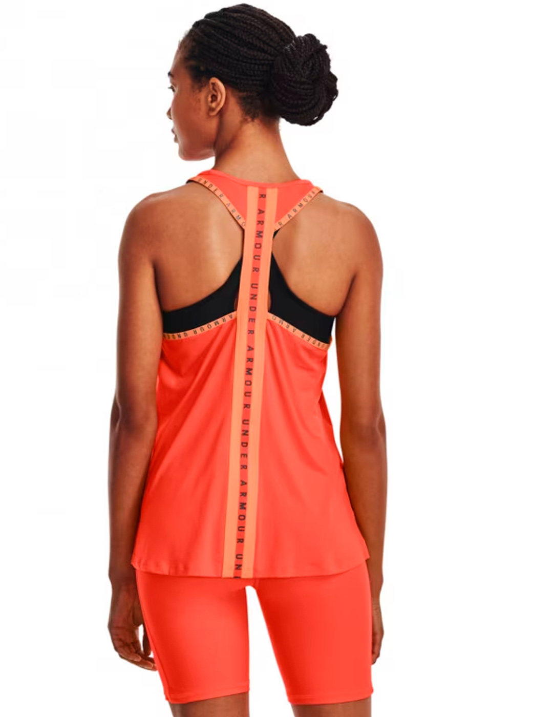 camiseta under armour asas mujer UA KNOCKOUT, naranja