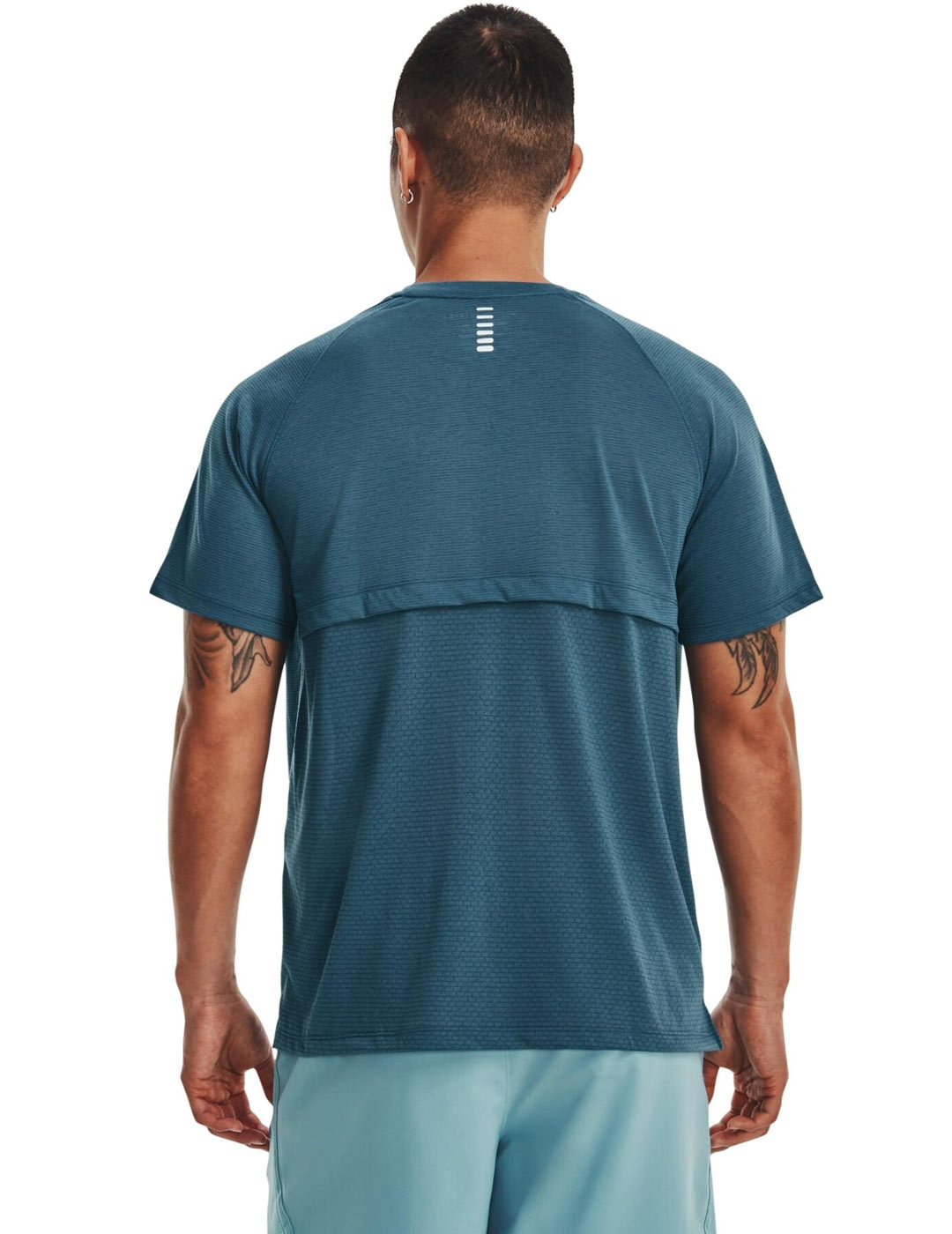 camiseta tecnica  manga corta under armour hombre UA STREAKER azul