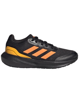 zapatilla adidas junior multideporte RUNFALCON 3.0 K, negro-naranja