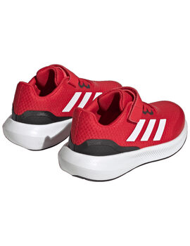 zapatilla adidas junior multideporte con velcro RUNFALCON 3.0 K, rojo-blanco