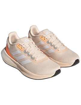 zapatilla running adidas mujer RUNFALCON 3.0 W, beige-naranja