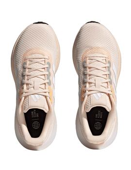 zapatilla running adidas mujer RUNFALCON 3.0 W, beige-naranja