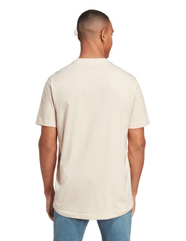 camiseta manga corta adidas hombre beige