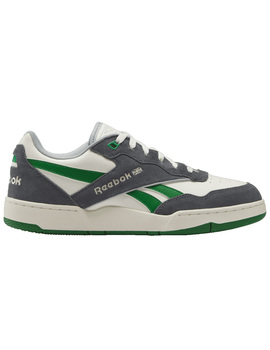 zapatilla clásica reebok hombre BB 4000 II, blanco-verde-gris