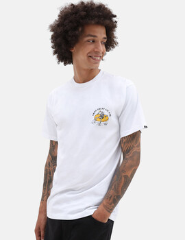 camiseta manga corta hombre vans PERMANENT VACATION, blanco