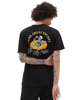 camiseta manga corta hombre vans PERMANENT VACATION, negro