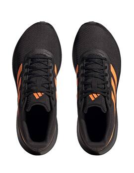 zapatilla running adidas hombre RUNFALCON 3.0, negro-naranja