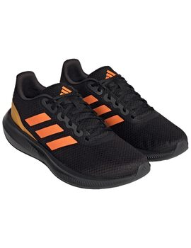 zapatilla running adidas hombre RUNFALCON 3.0, negro-naranja