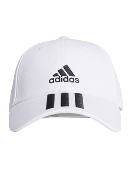 gorra adidas baseball  3S CAP blanco-negro