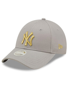 GORRA NEWERA MUJER METALLIC LOGO 9FORTY NEYYAN GRIS