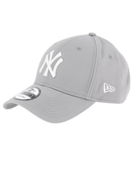 gorra new era hombre 940 LEAG BASIC new york yankees, gris-blanca