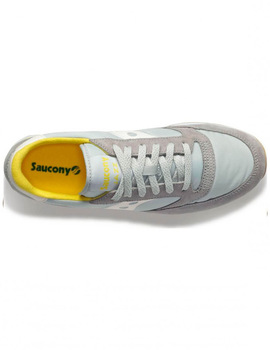 ZAPATILLA SAUCONY JAZZ ORIGINAL HOMBRE, GRIS/AMARILLO