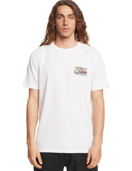 camiseta manga corta quiksilver hombre RETROFADE blanco