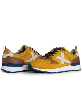 zapatilla munich hombre ALPHA 75, amarillo