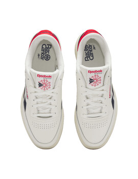 zapatilla clásica reebok hombre CLUB C REVENGE. blancco-marino-rojo