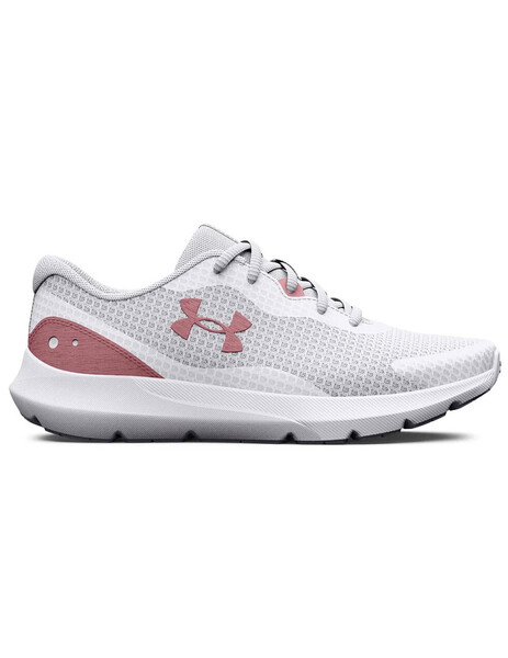 zapatilla under armour mujer running SURGE 3, blanco-s