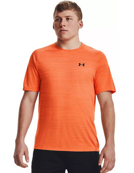 camiseta técnica hombre manga corta  under armour  TIGER TECH 2.0 SS, naranja