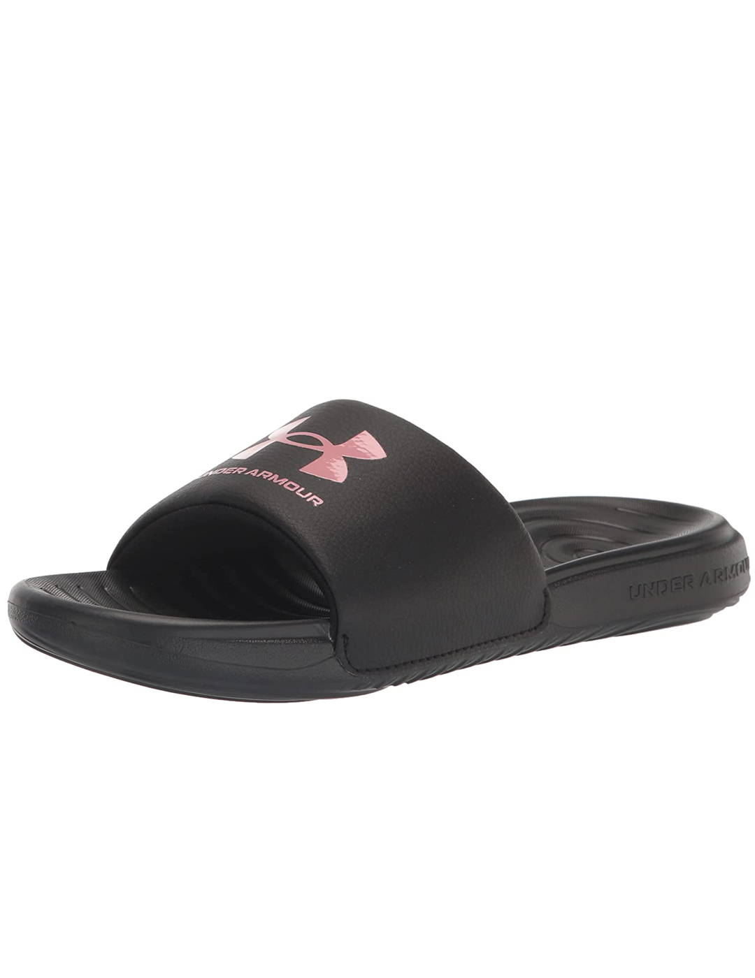 chancla under armour mujer  MANSA FIX SL negro-rosa