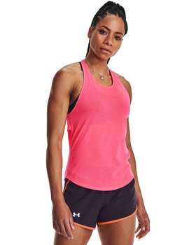 camiseta under armour mujer de asas  STREAKER rosa