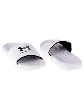 chancla under armour hombre  MANSA FIX SL blanco-negro