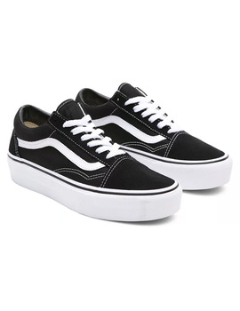 VANS OLD SKOOL PLATFORM BLACK/WHITE