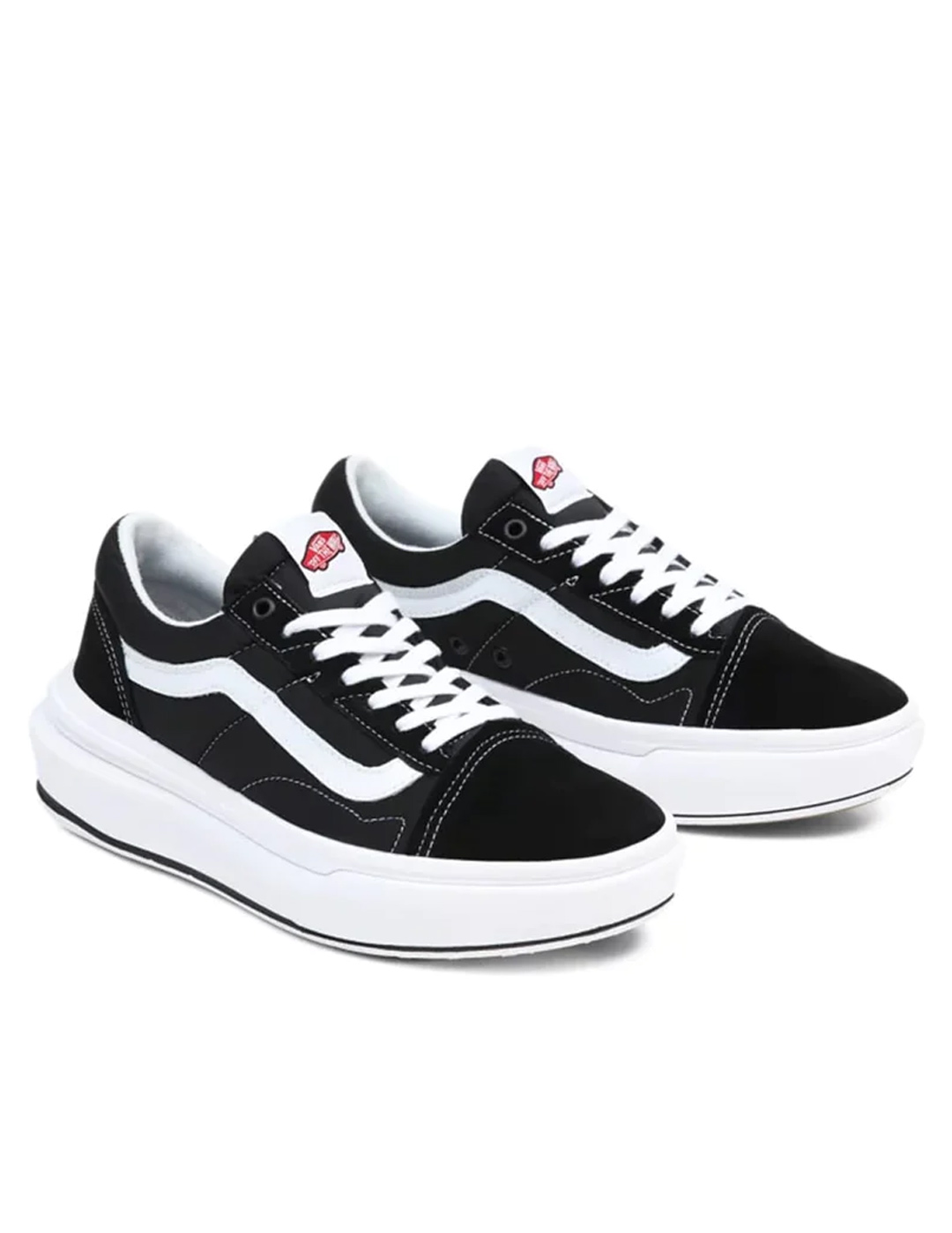 zapatilla vans UA OLD SKOOL OVERT CC, negro-blanco