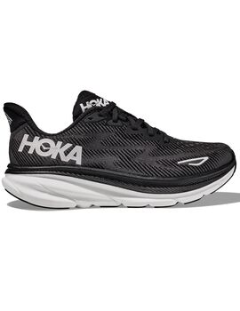 zapatilla running hoka hombre CLIFTON 9, negro