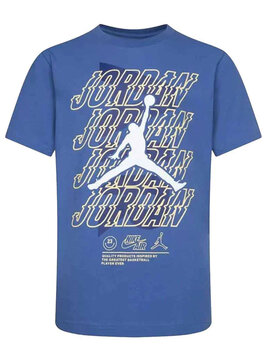 camiseta jordan manga corta niño AFTERSHOCK SS azul