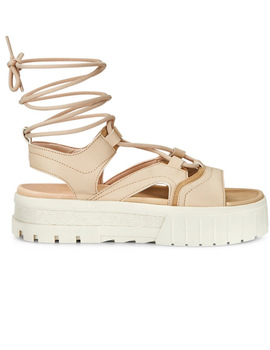 sandalia puma romana mujer MAYZE SANDAL LACES W,GRANOLA-FROSTEED, beige