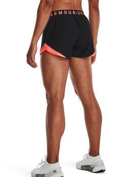 short under armour mujer PLAY UP SHORTS 3.0, negro/rosa