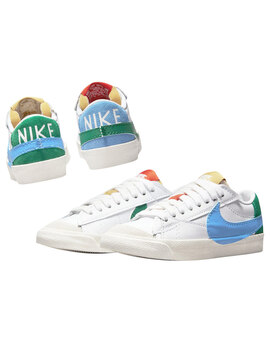 zapatilla nike mujer NIKE BLAZER LOW '77 JUMBO blanco/verde