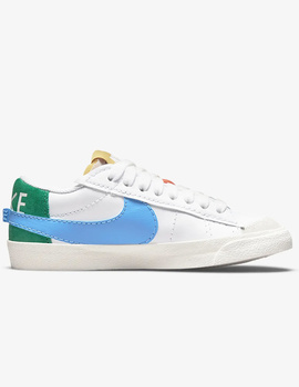 zapatilla nike mujer NIKE BLAZER LOW '77 JUMBO blanco/verde