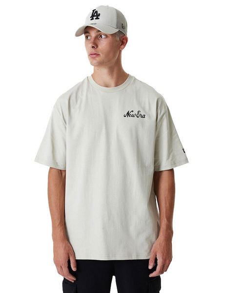 camiseta newera hombre manga corta CHARACTER GRPHC O beige