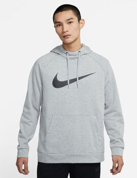 sudadera de capucha nike, hombre NIKE DRI-FIT MEN'S , gris