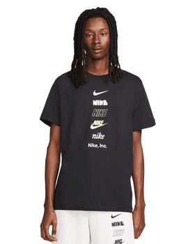 camiseta nike manga corta hombre nike  SPORTSWEAR , negro