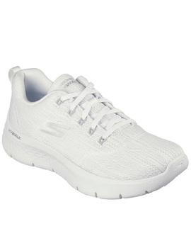 zapatilla skechers mujer GO WALK FLEX - STRIKING LOOK, blanco