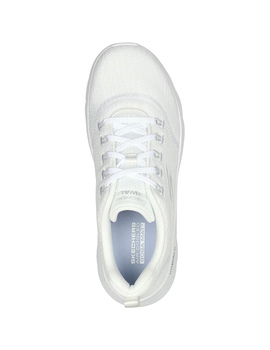 zapatilla skechers mujer GO WALK FLEX - STRIKING LOOK, blanco