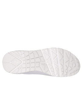 zapatilla skechers mujer DURABUCK LACE UP SNEAKER, blanco