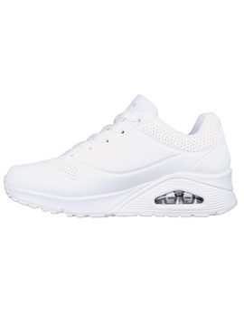 zapatilla skechers mujer DURABUCK LACE UP SNEAKER, blanco