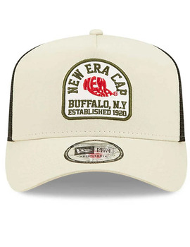 gorra newera STATE PATCH TRUCKER , beige-verde