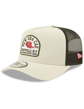 gorra newera STATE PATCH TRUCKER , beige-verde