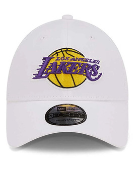 gorra new era HOME FIELD 9FORTY TRUCKER LAKERS, blanco