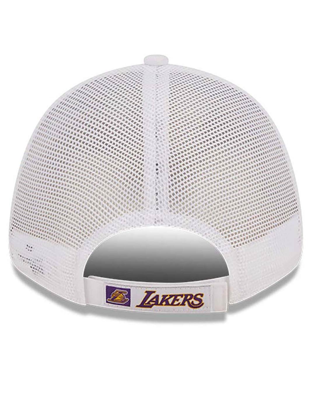 gorra new era HOME FIELD 9FORTY TRUCKER LAKERS, blanco